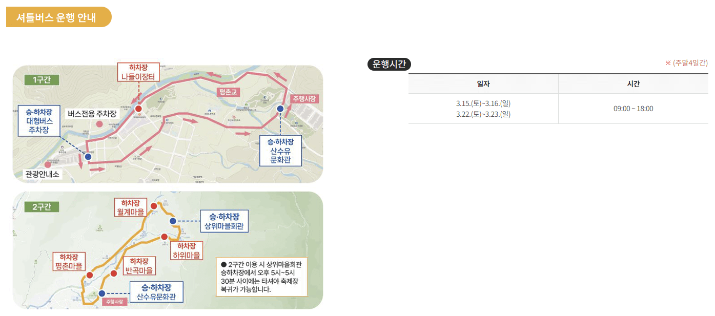 2025 구례 산수유축제