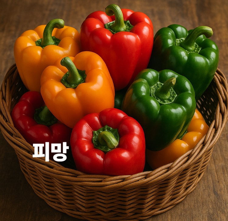 콜라겐 합성 베타카로틴 루테인 카로티노이드 노화방지 피망 효능 영양성분