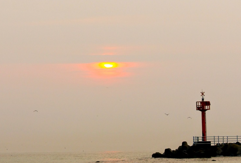 강원도 일몰 사진