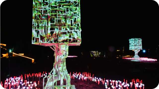 나오라쇼 야관경관조명