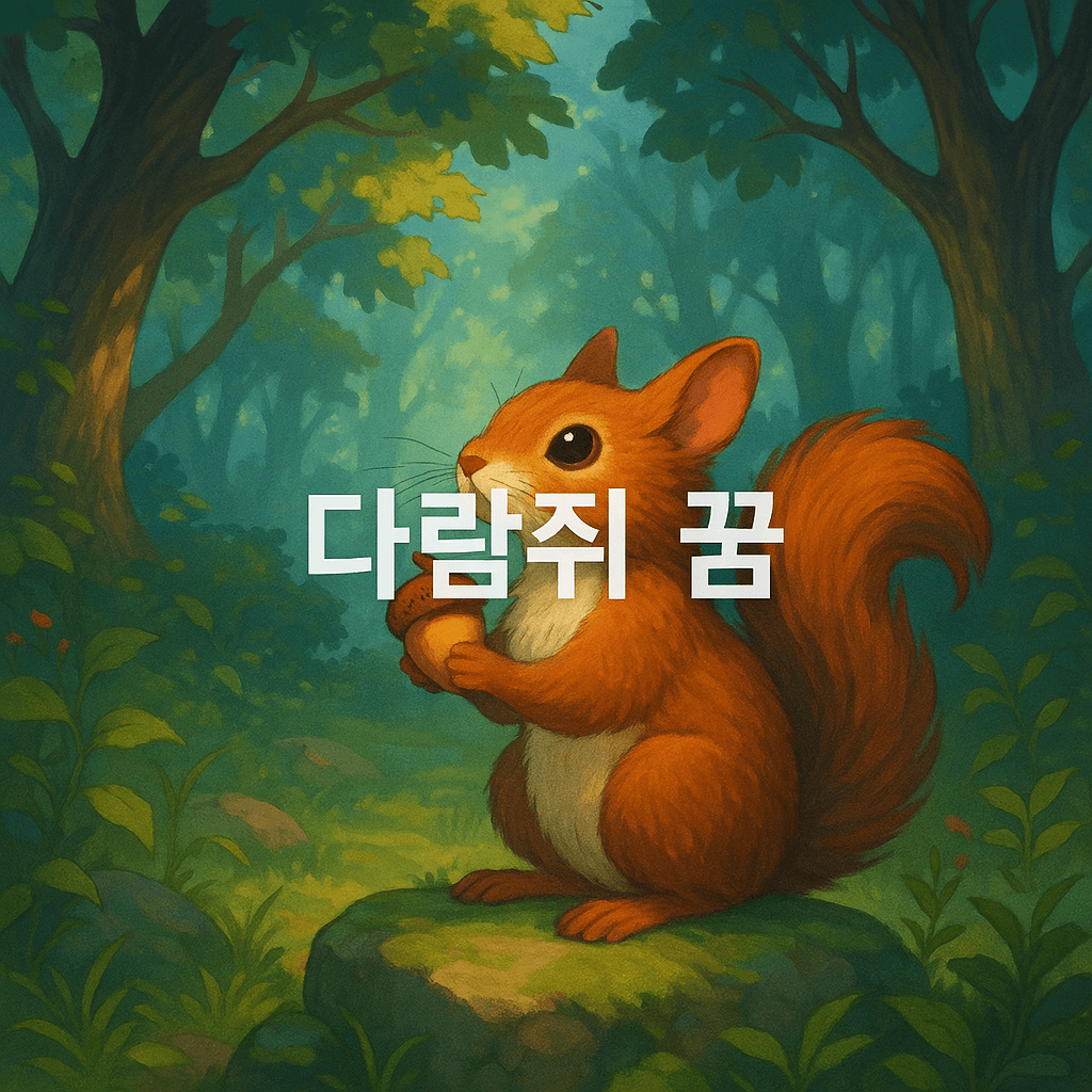 다람쥐 꿈 해몽