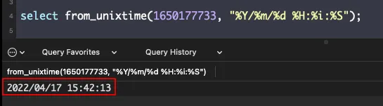 2. Unixtime을 Date형식으로 변환