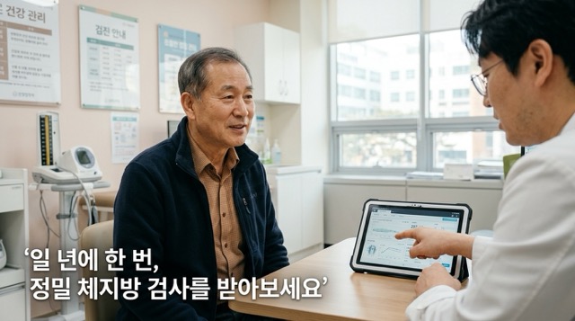 체지방률 정밀 측정 건강검진 DEXA