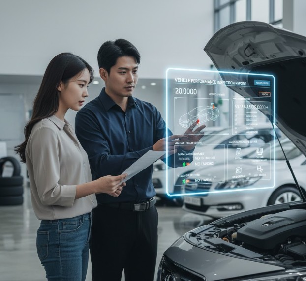 중고차 성능점검기록부 보는 법 이미지
