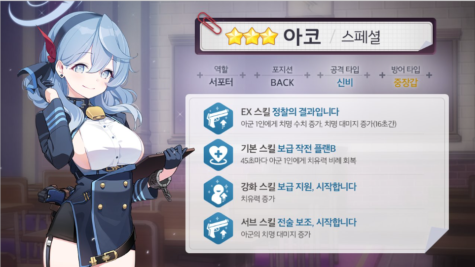 블루아카이브 미카 포함 최신 1티어 등급표 공략 (리세마라 참고)