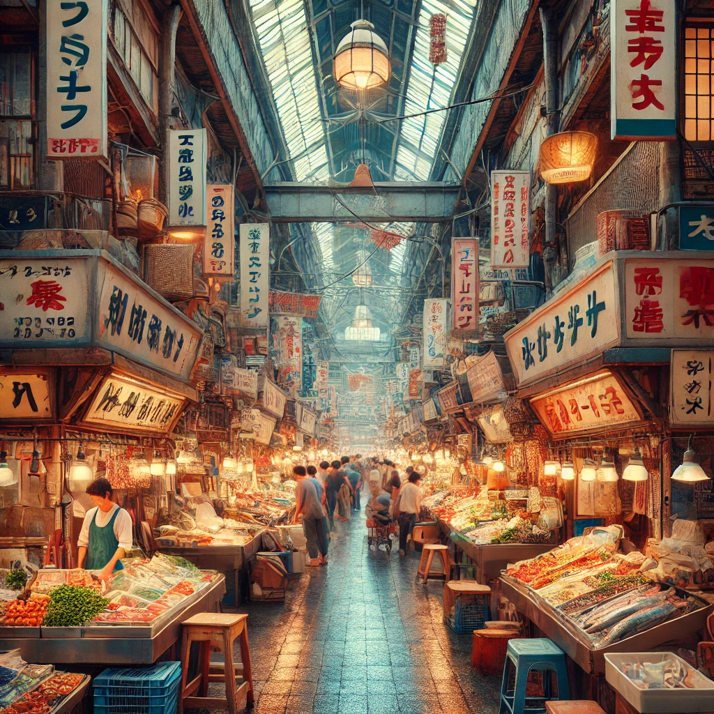 전통시장과 현대상가 인테리어 차이