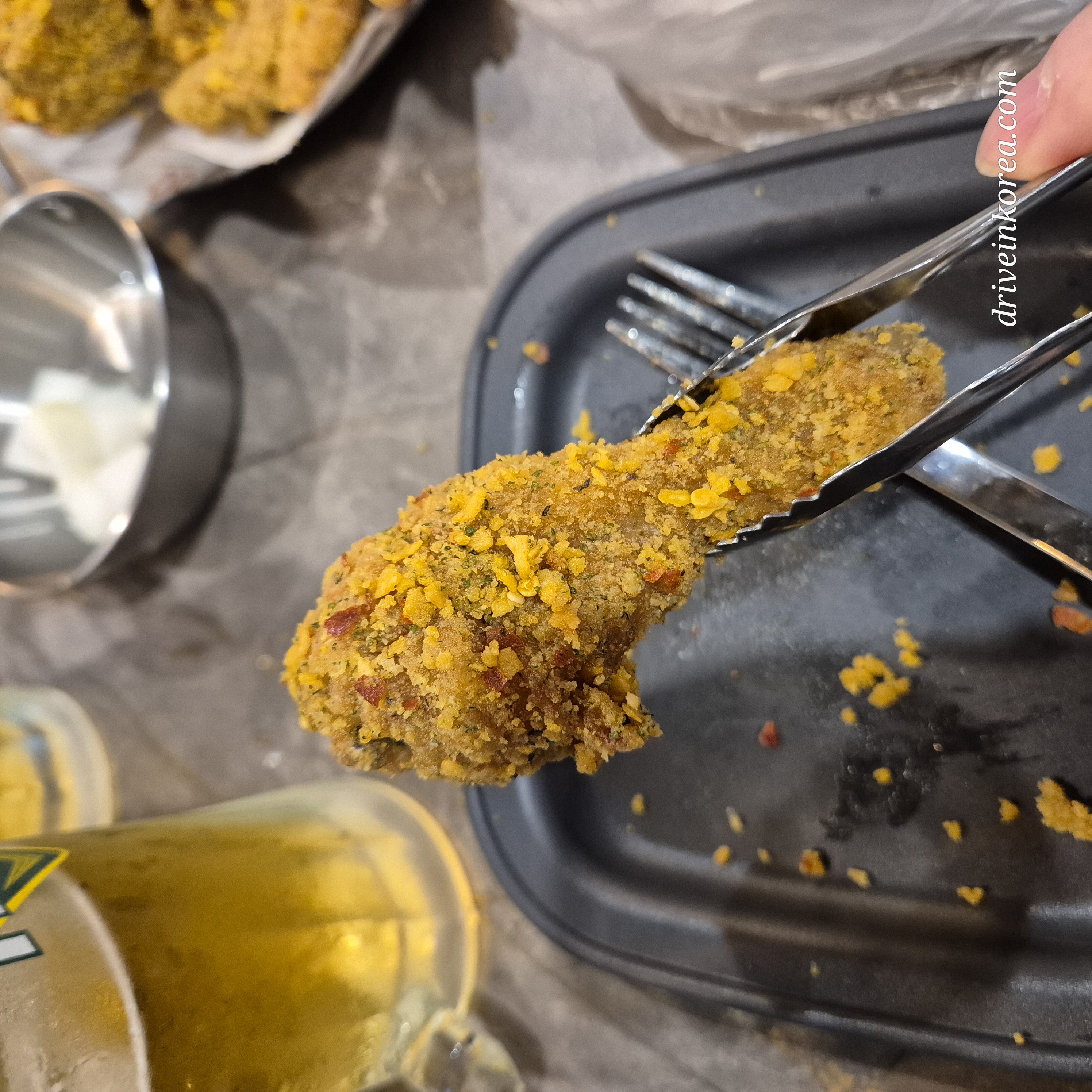 원내동 60계치킨 크랑이치킨 다리