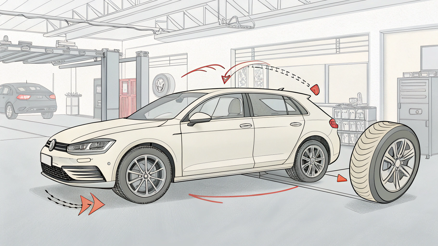 타이어 위치 안 바꾸면?