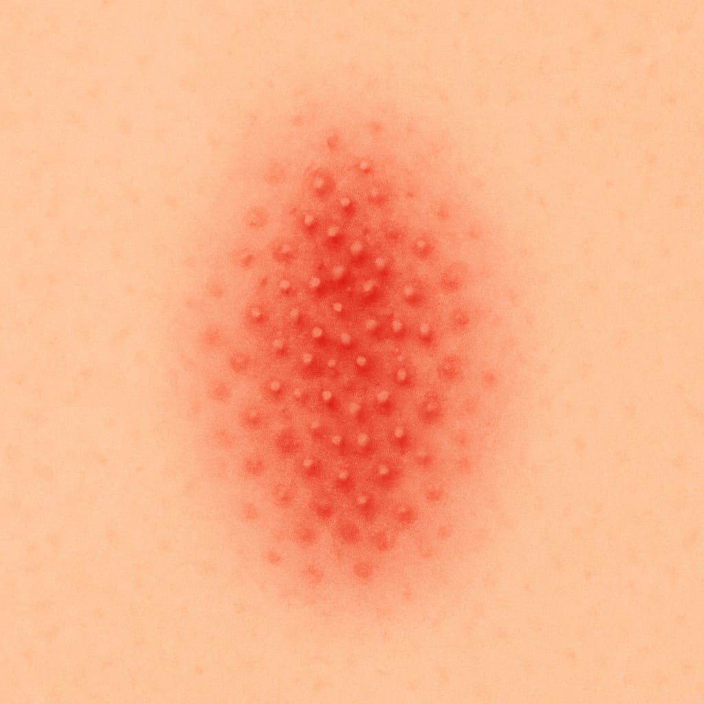 대상포진 증상 이미지