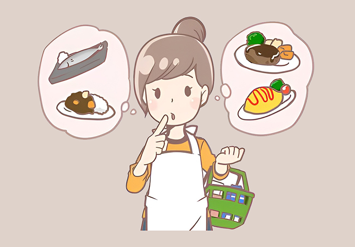 식단을-고민중인-여성