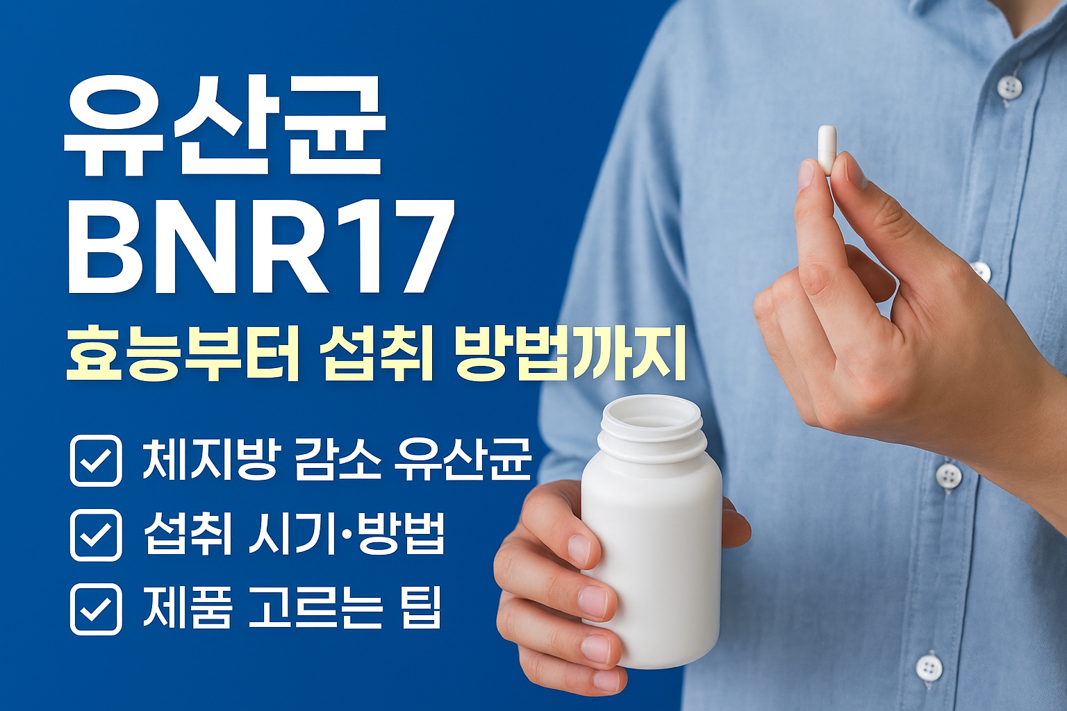 유산균 BNR17 효능부터 섭취 방법