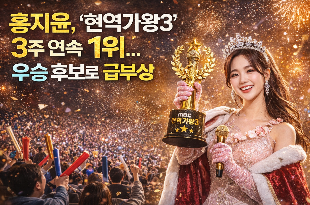 홍지윤 현역가왕3 3주 연속 1위 달성, 우승 가능성은?