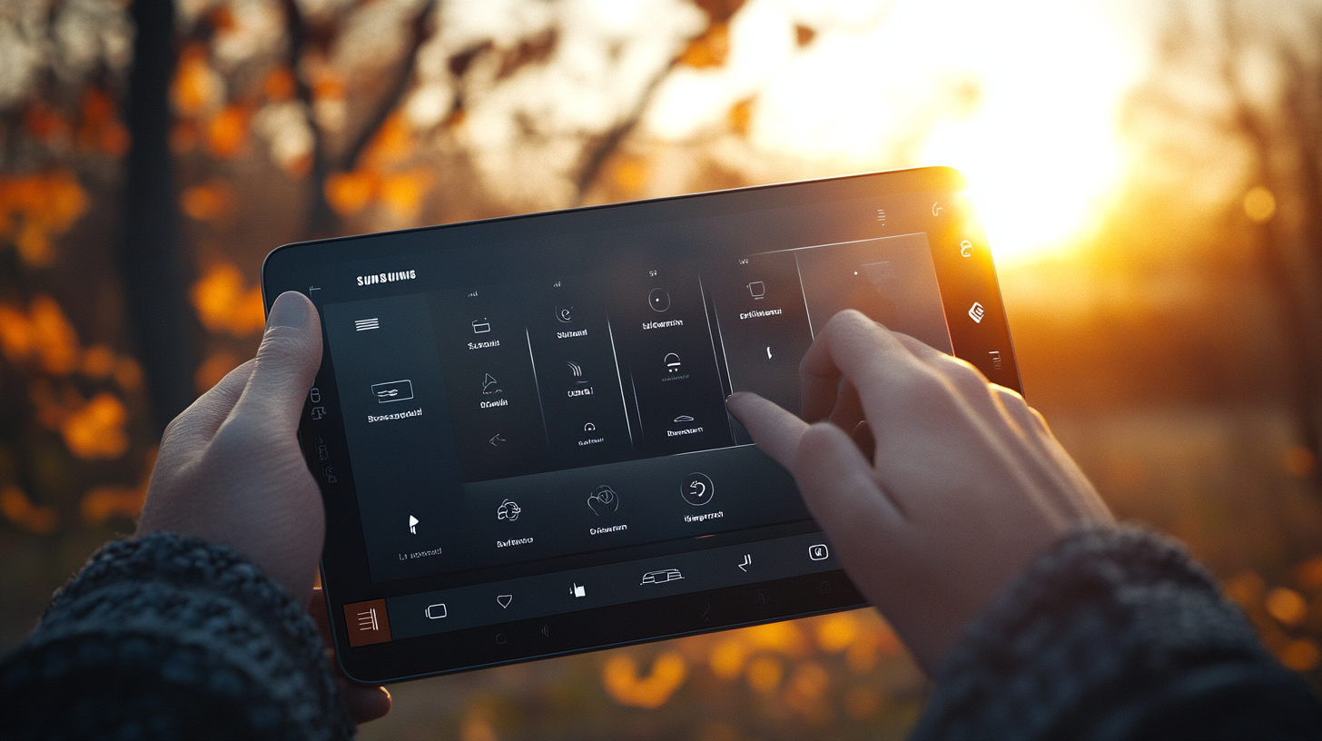 7인치 풀터치 LCD 패널을 통해 사용자 친화적인 조작 및 스마트 옵션을 제공하는 삼성 비스포크 AI 콤보와 상호작용하는 사용자.