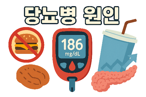 당지수가 높은 흰쌀밥, 라면, 떡 등 고탄수화물 식품이 한 상 차려진 이미지