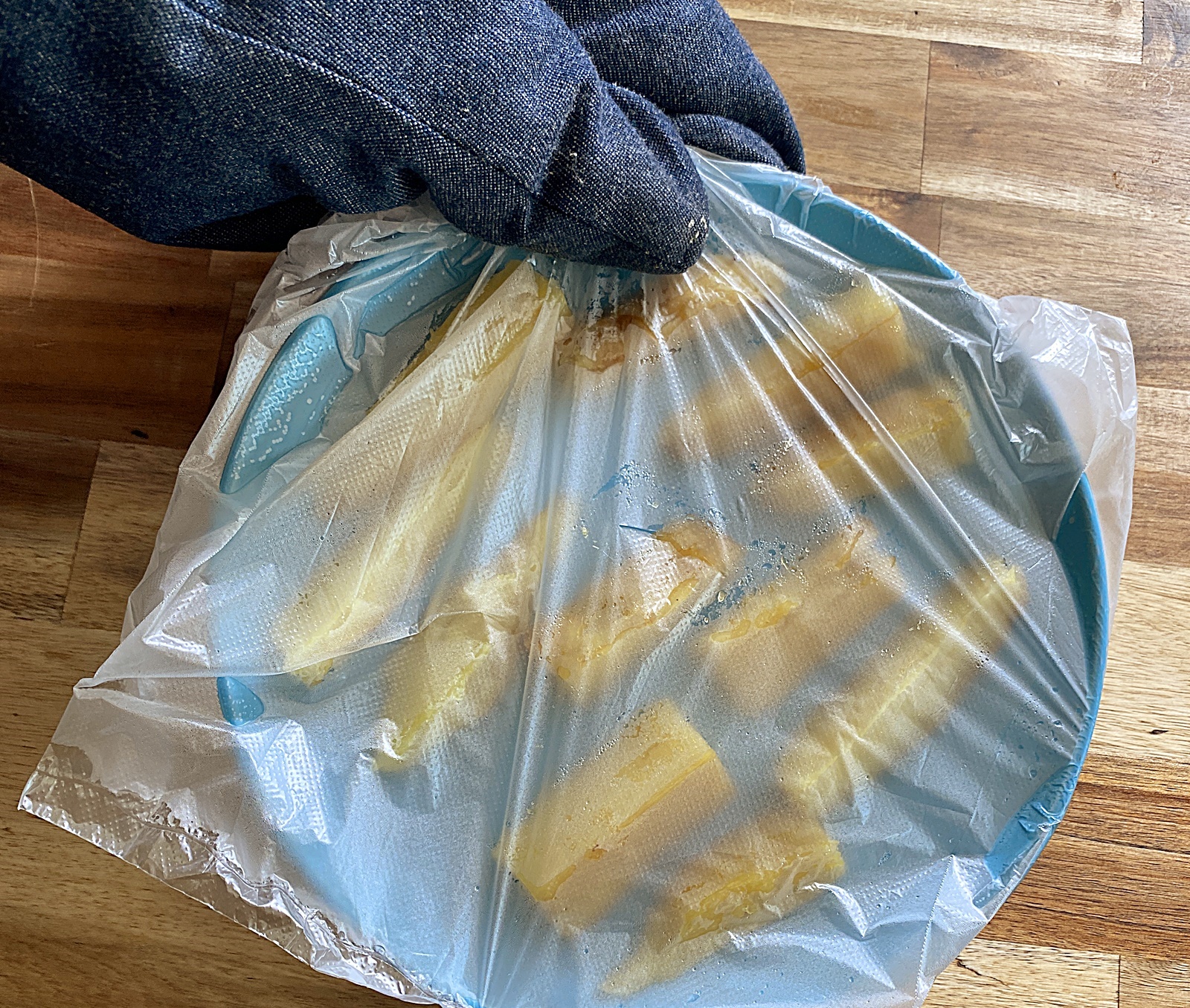 전자레인지 2분 돌린 후