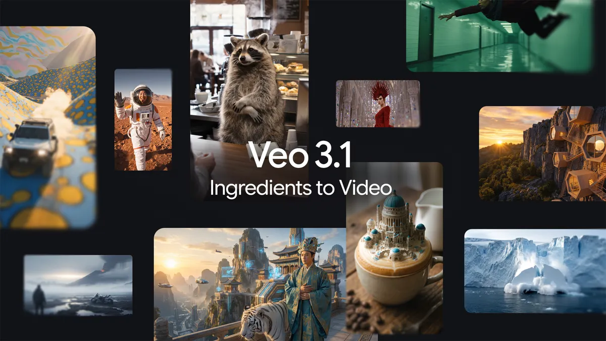 구글, 영상 생성 AI &lsquo;Veo 3.1&rsquo; 업데이트&hellip;제어 기능 대폭 강화