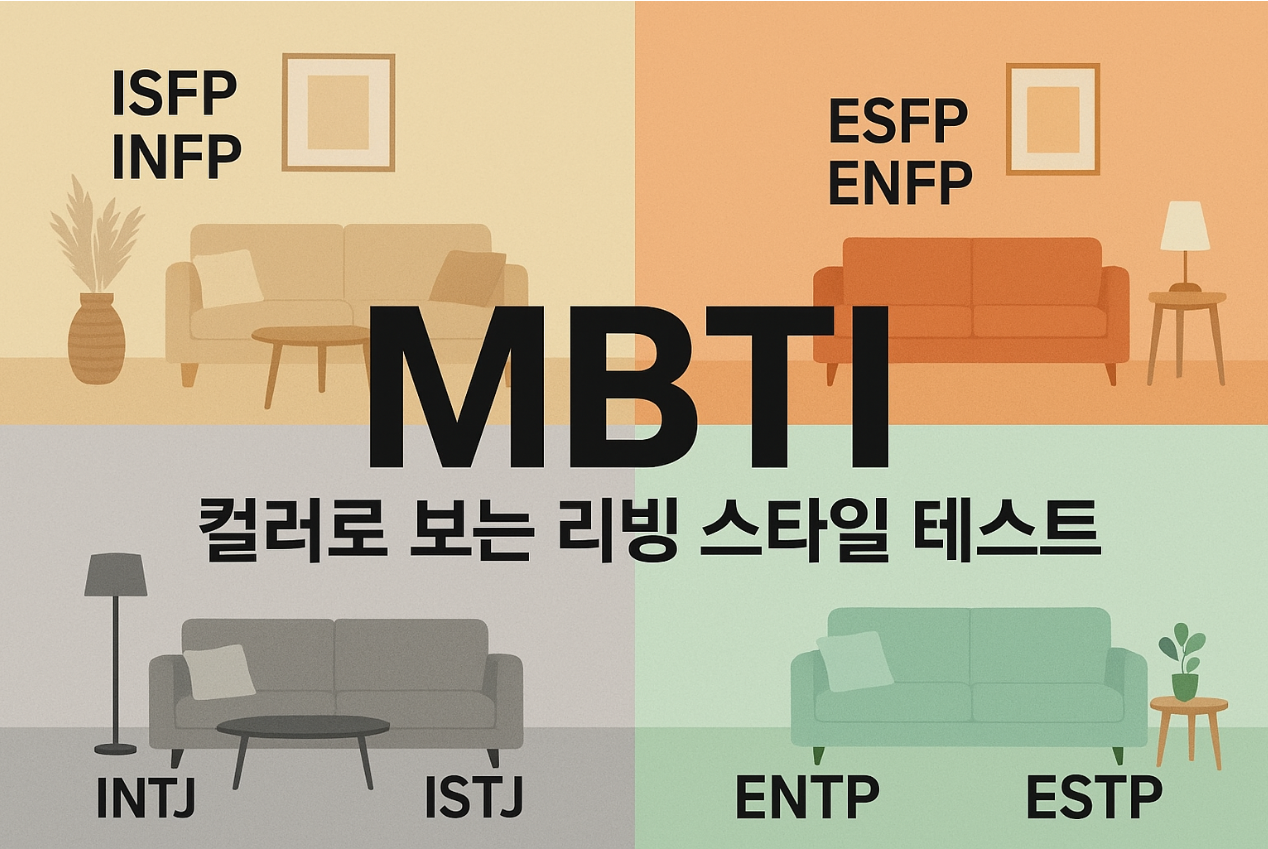 컬러로 보는 MBTI 리빙 스타일 추천