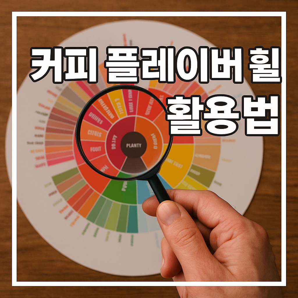 커피 플레이버 휠 활용법