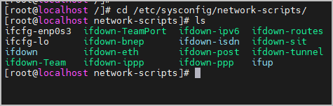 인터페이스 dhcp 설정