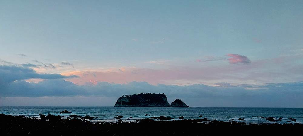 제주 법환바다 일출