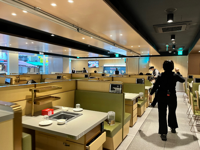 하이디라오 명동점 내부 모습