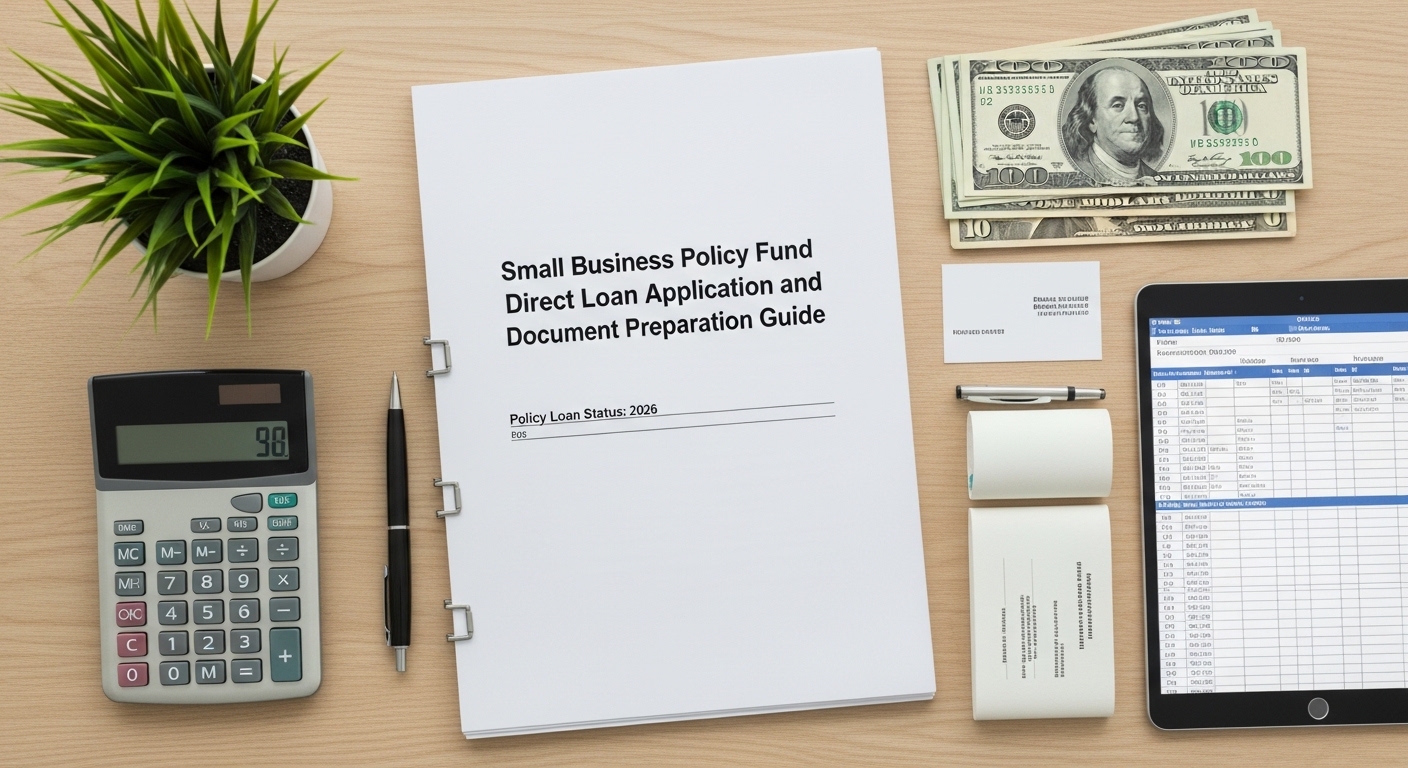 소상공인 정책자금 직접대출 신청 및 서류 준비 안내 이미지
