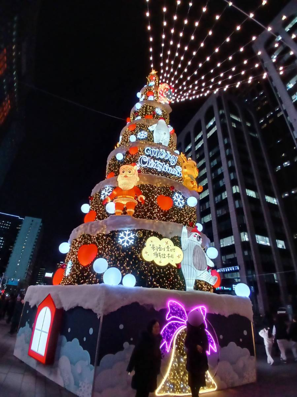 빛초롱 화려한 트리