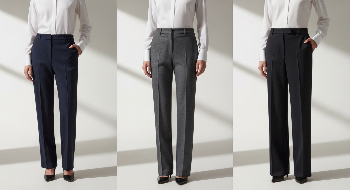 테이퍼드바지핏