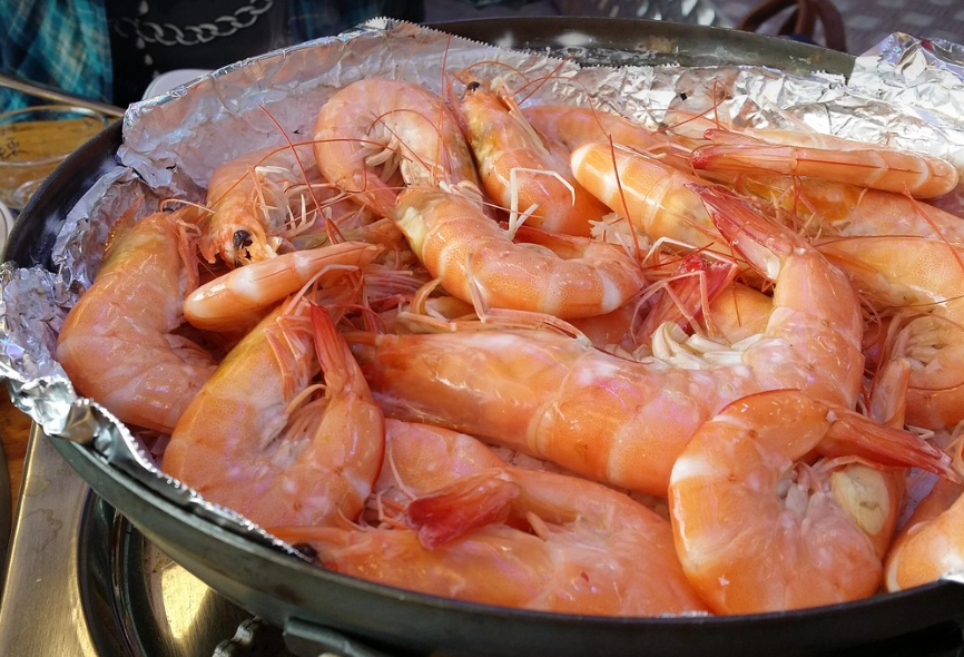 대하 소금구이의 모습