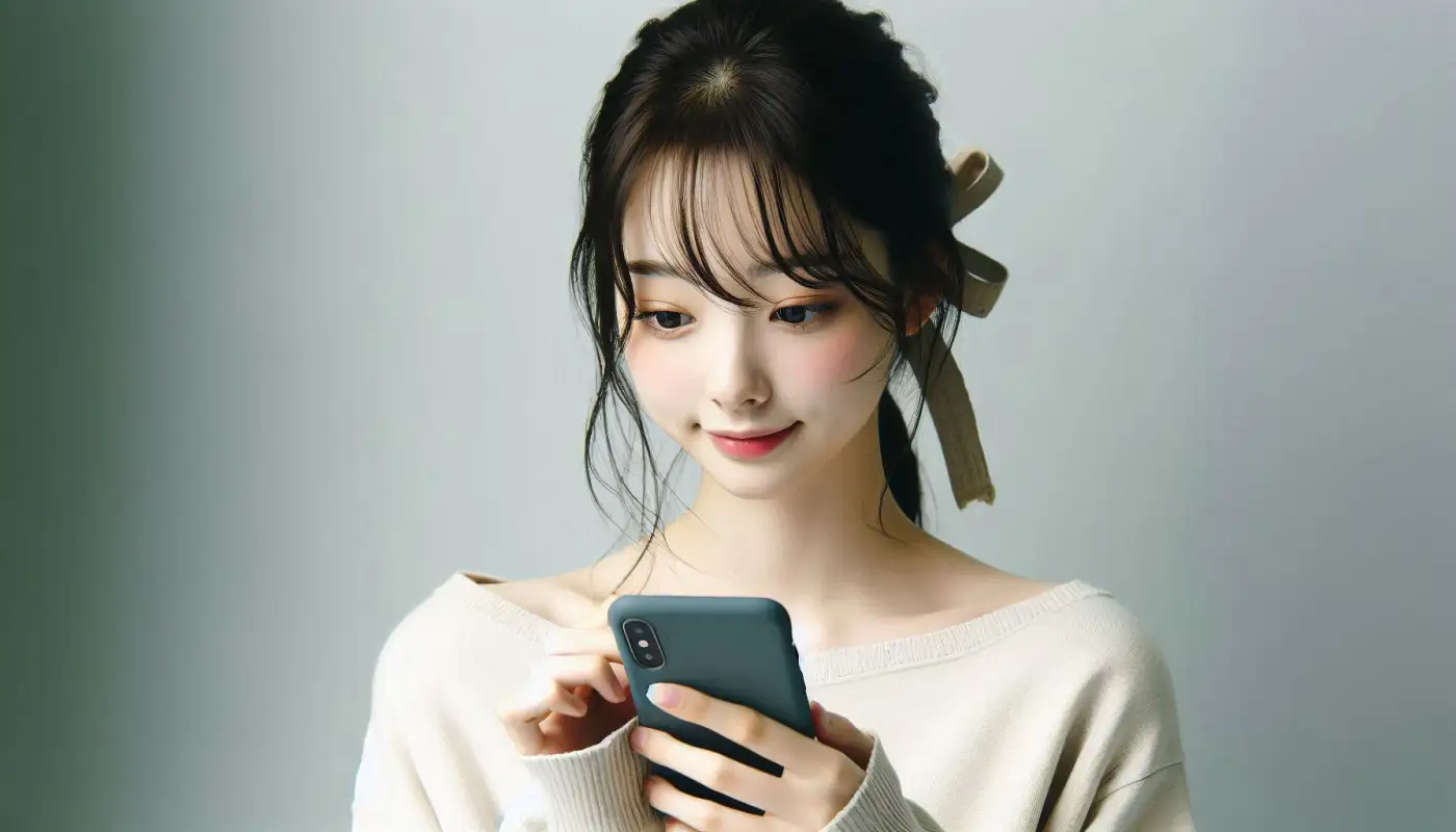 네이버플러스-스토어-앱-사용법을-알아보는-여성의-모습