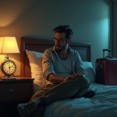 출발 전날 숙면하기