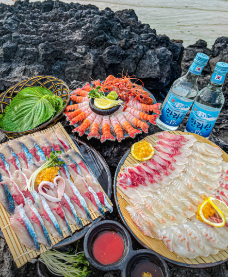 덕 해수욕장 맛집 " 도톰 함덕점 " 음식 사진