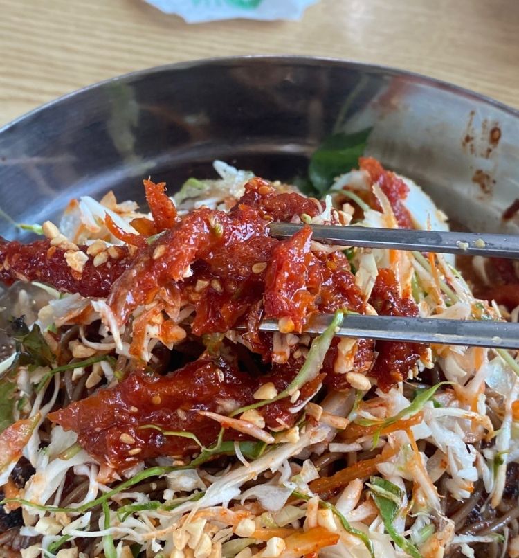 새싹삼 물막국수, 새싹삼 비빔막국수, 막국수 맛있는 곳 추천