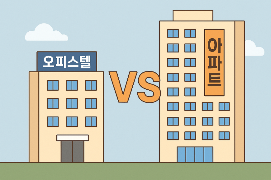 아파트 vs 오피스텔
