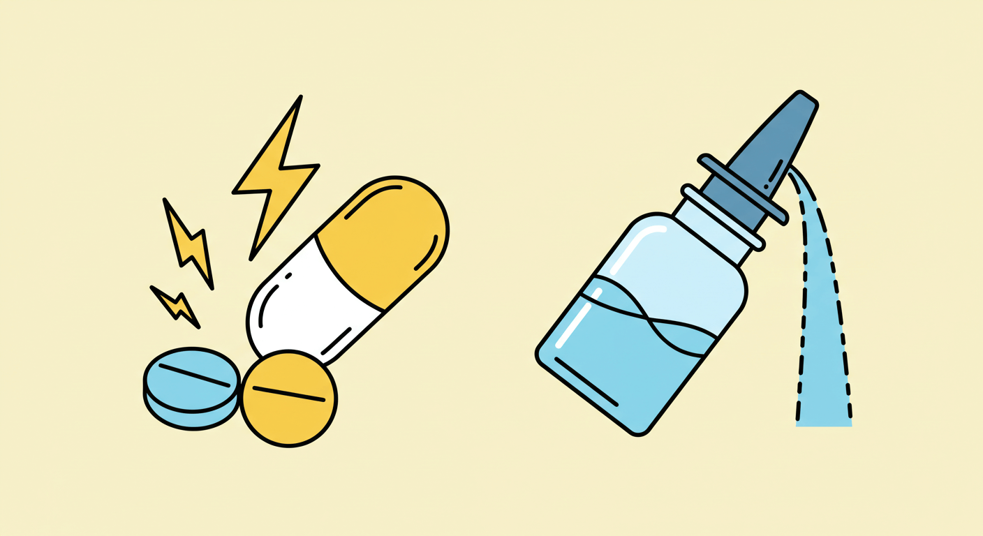 1. 효과 비교 – 증상 완화 속도와 범위의 차이