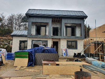 징크로 된 전원주택