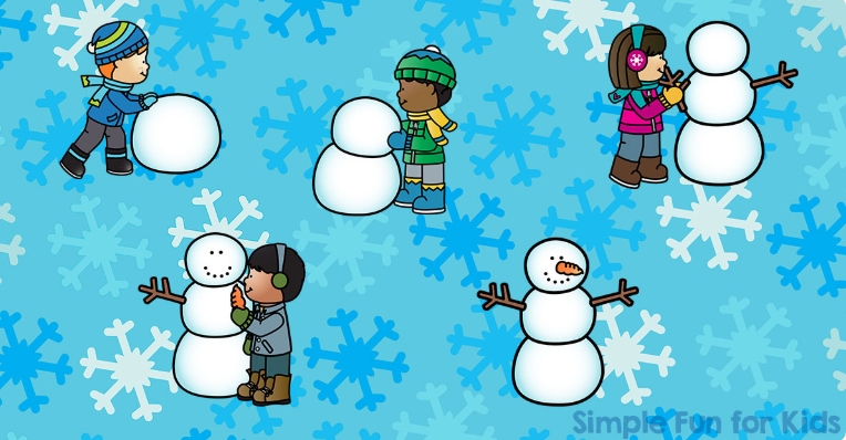 눈사람 만들기 미술.단계별