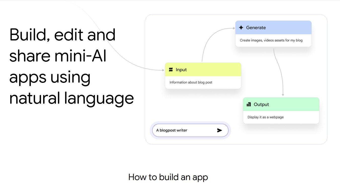 Google Opal main page