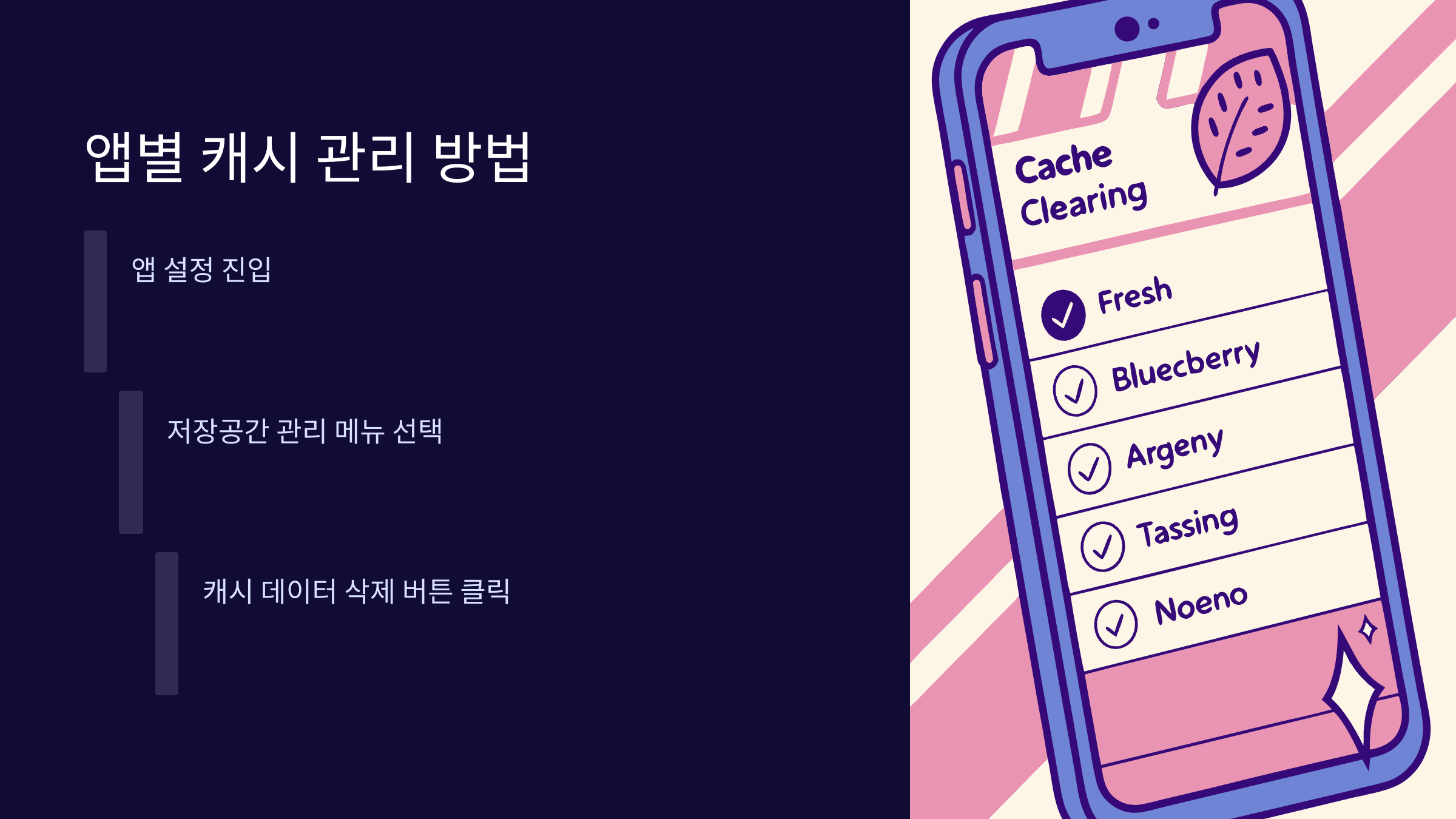앱별-캐시관리