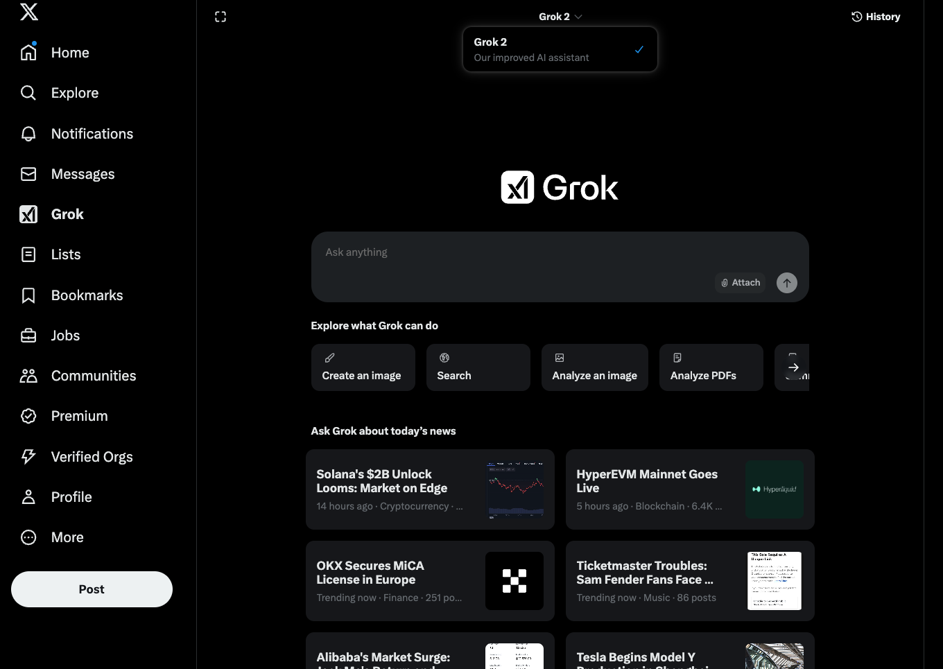 그록3(Grok3) 사용하는 방법 및 후기 관련주 모음