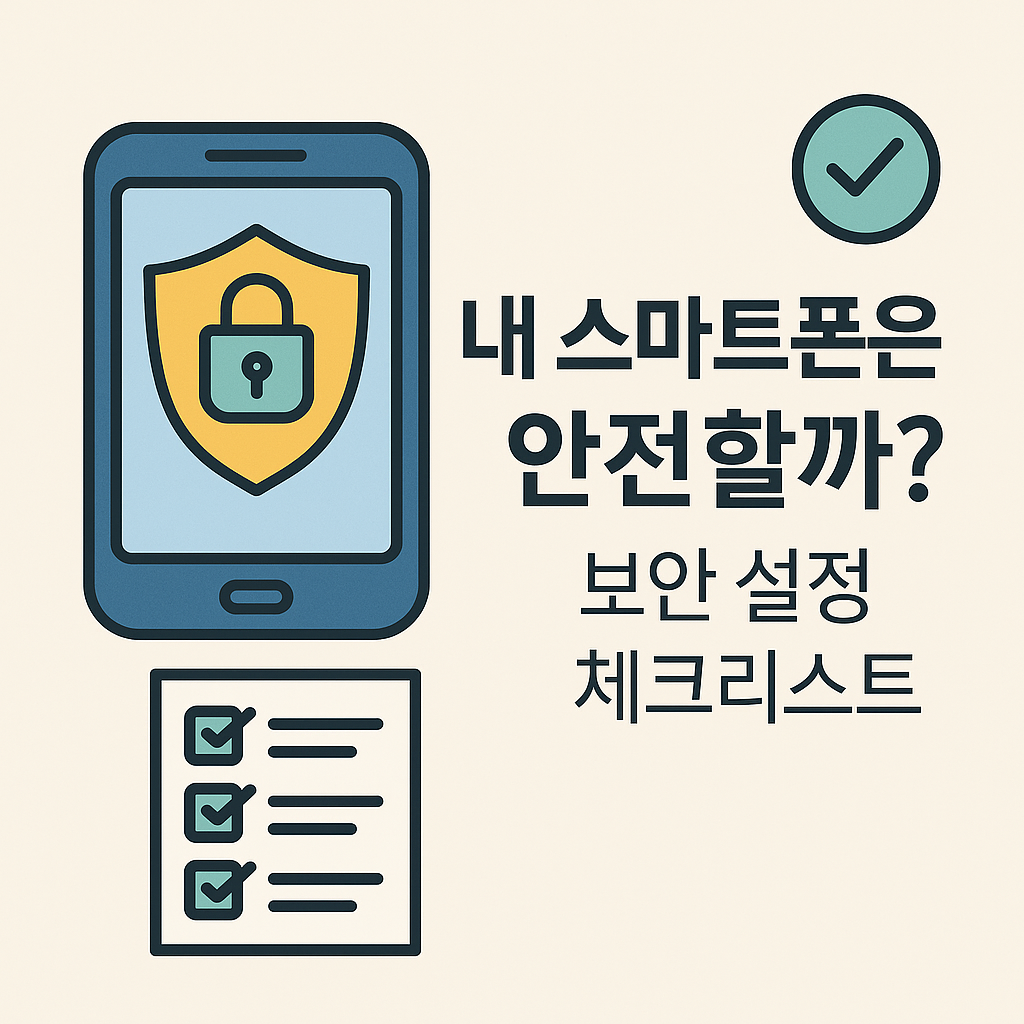 내 스마트폰은 안전할까? 개인정보 유출 방지 팁