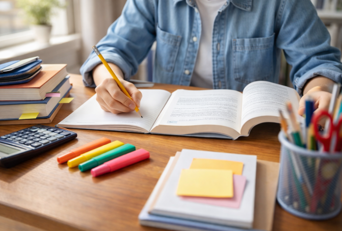 교육급여 바우처 학습 준비물 학생 공부 장면