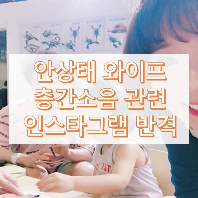 조인빈 안상태 와이프