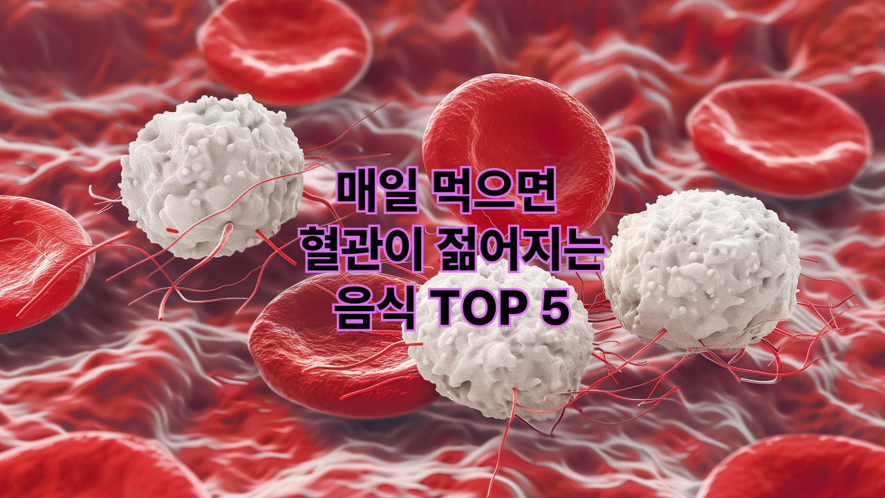 매일 먹으면 혈관이 젊어지는 음식 TOP 5