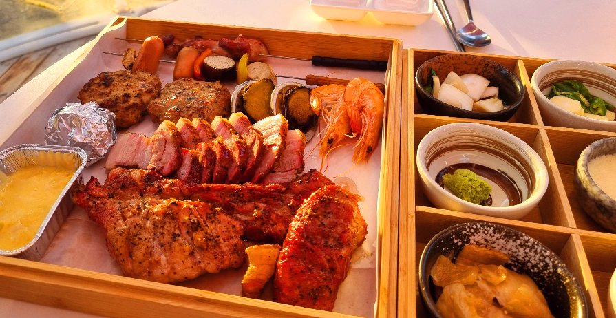 제주도 블로비 포레스트 바베큐한상 구성