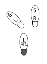 블루스 앞 열기 발걸음