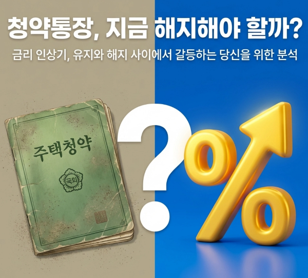 청약통장 해지할까?