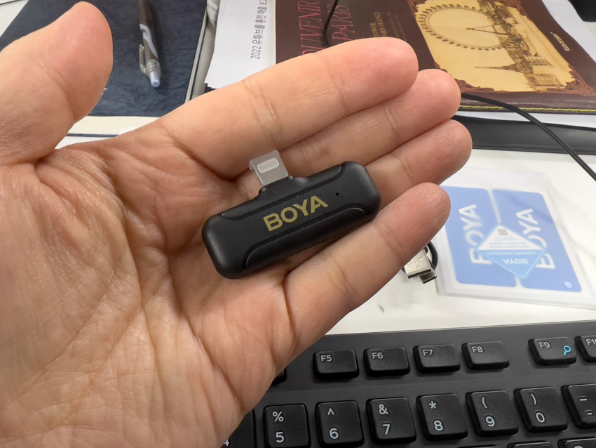 보야_무선_핀마이크_수신기