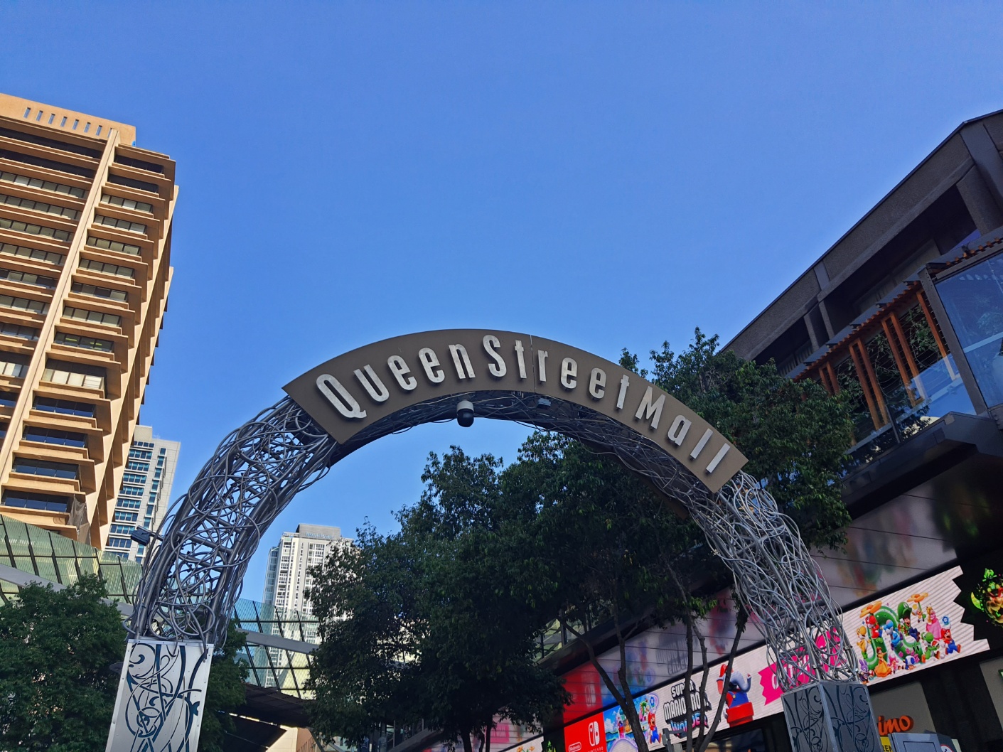 퀸 스트리트 몰 Queen Street Mall 입구