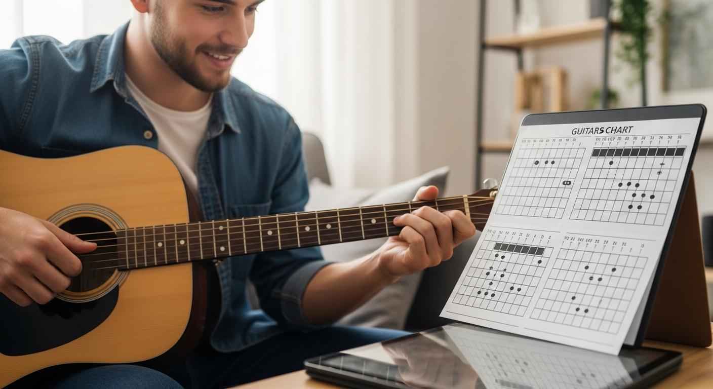 초보 기타 코드표